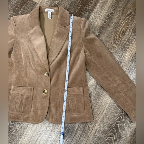 Kim Rogers Corduroy Blazer Academia Preppy Career Citycore Old Money sz:8P - Picture 2 of 6